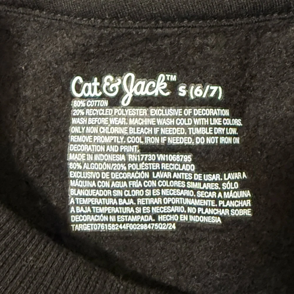Cat & Jack Boys Sweatshirt and Jogger Set – Size Small (6/7)